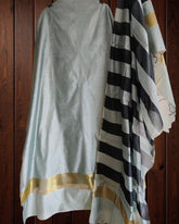 Elegant Maheshwari Silk Suit with Banarasi Border
